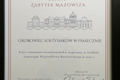 Grobowiec Sołtysików w Piasecznie - Cenny Zabytek Mazowsza