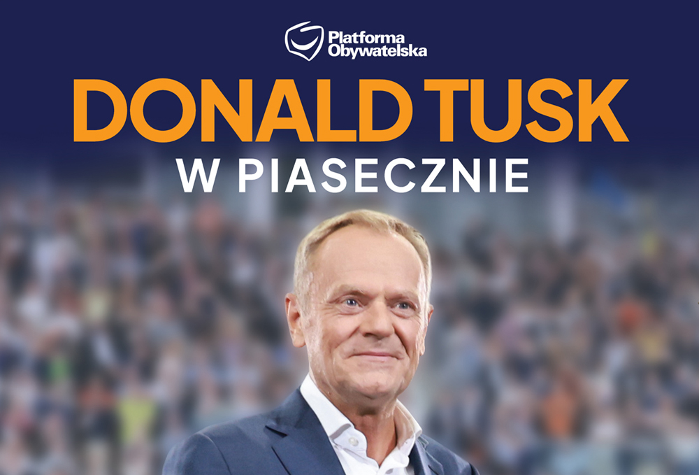 Donald Tusk w Piasecznie