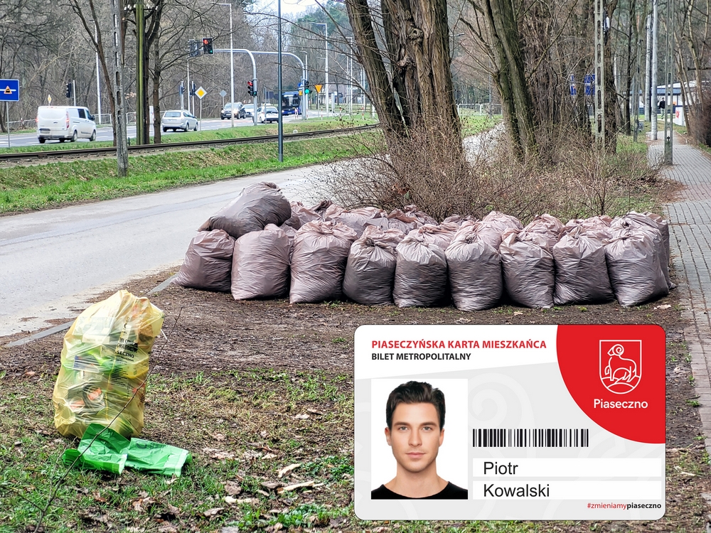 Harmonogram odbioru odpadów w aplikacji Piaseczyńska Karta Mieszkańca