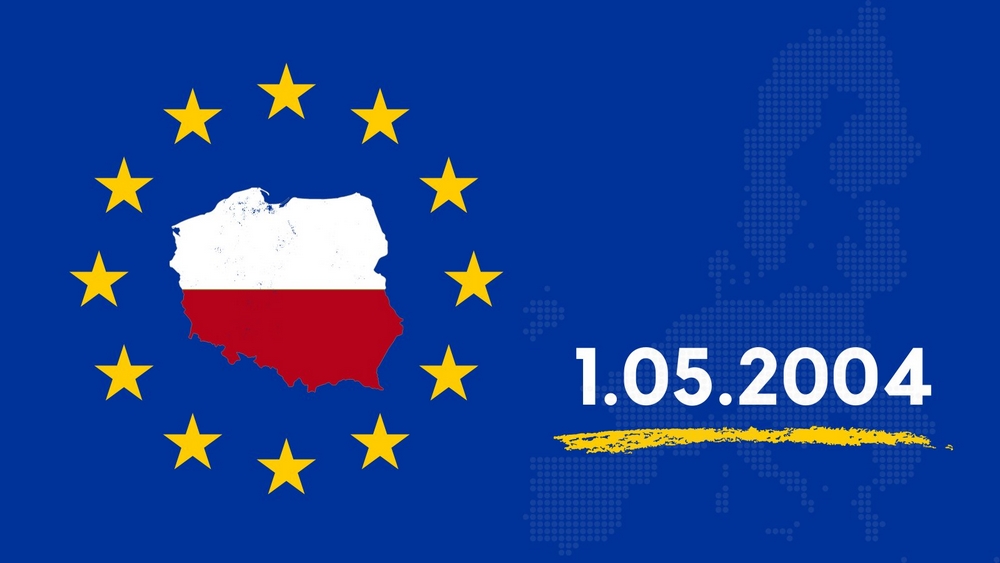W 2004 roku Polska wstąpiła do Unii Europejskiej