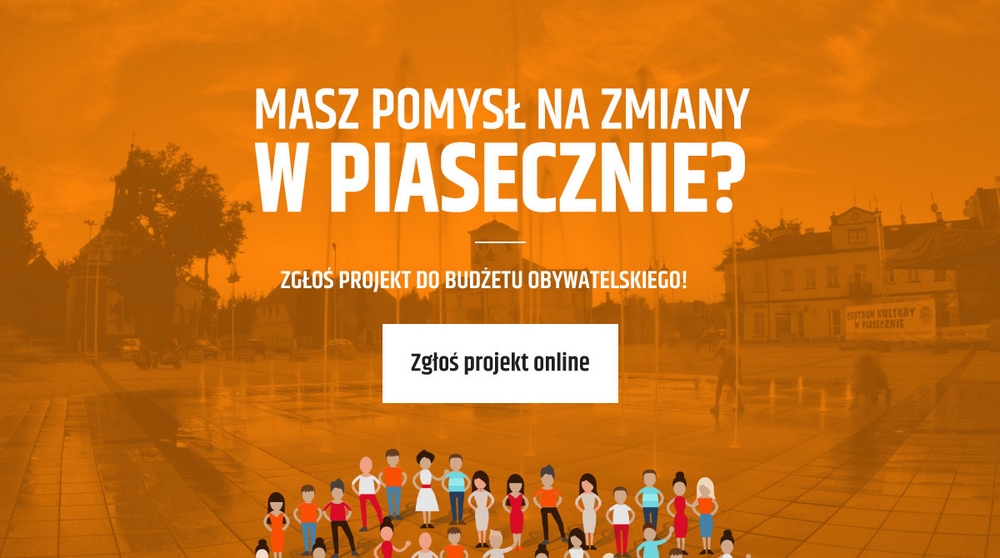 Złóż projekt do Budżetu Obywatelskiego Gminy Piaseczno