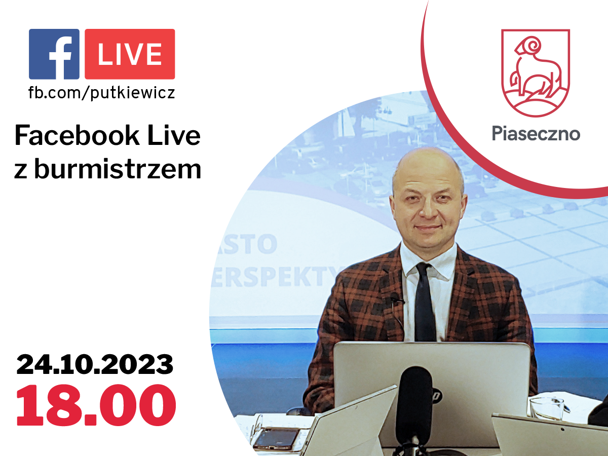 FB Live z Burmistrzem Piaseczna